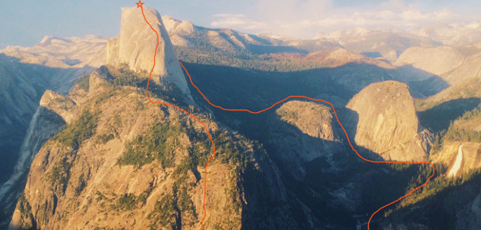 Dean Potter sets record Half Dome loop run
